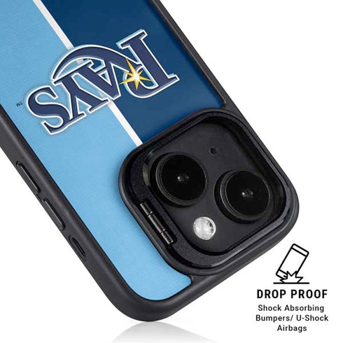 MLB Tampa Bay Rays Split iPhone 14 Kickstand Case