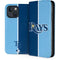 MLB Tampa Bay Rays Split iPhone 15 Plus Folio Case