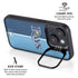 MLB Tampa Bay Rays Split iPhone 15 Plus Kickstand Case