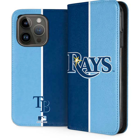 MLB Tampa Bay Rays Split iPhone 15 Pro Folio Case