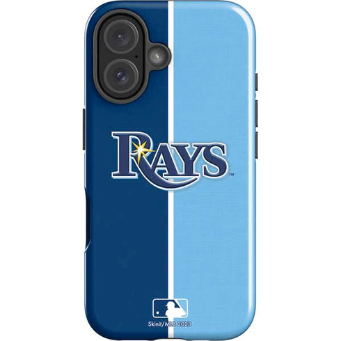 MLB Tampa Bay Rays Split iPhone 16 Plus Impact Case