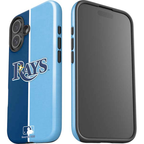 MLB Tampa Bay Rays Split iPhone 16 Plus Impact Case