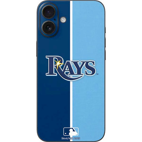 MLB Tampa Bay Rays Split iPhone 16 Plus Skin