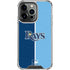 MLB Tampa Bay Rays Split iPhone 16 Pro Clear Case
