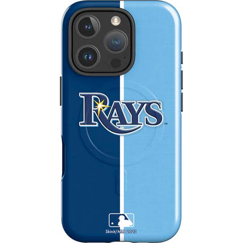 MLB Tampa Bay Rays Split iPhone 16 Pro Magsafe Impact Case