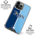 MLB Tampa Bay Rays Split iPhone 16 Pro Max Clear Case