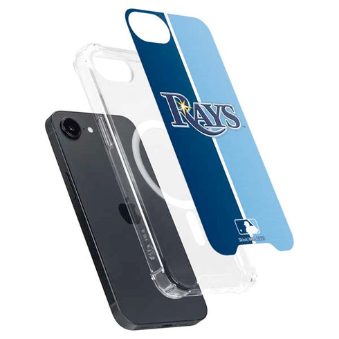 MLB Tampa Bay Rays Split iPhone 16e MagSafe Case