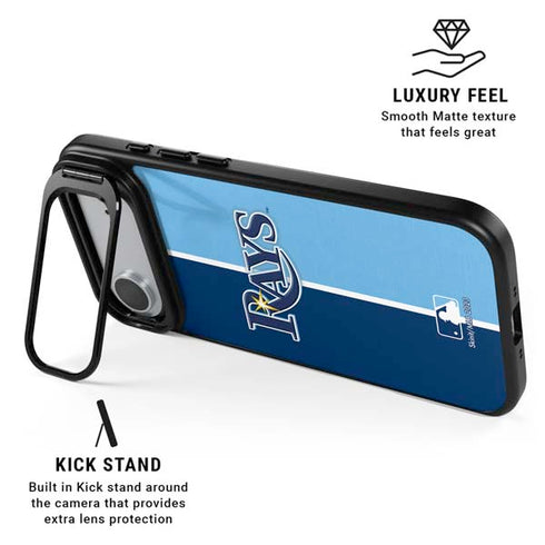 MLB Tampa Bay Rays Split iPhone 17 Air Kickstand Case