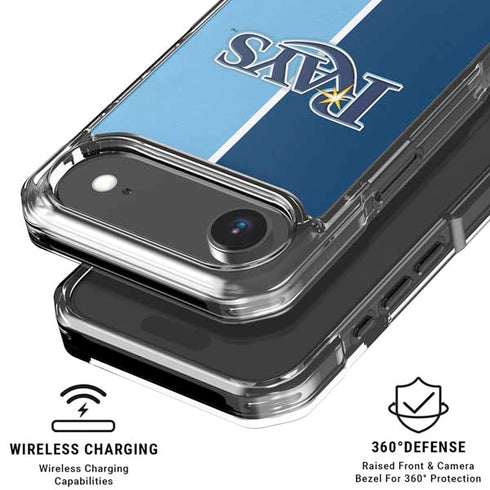 MLB Tampa Bay Rays Split iPhone 17 Air MagSafe Case