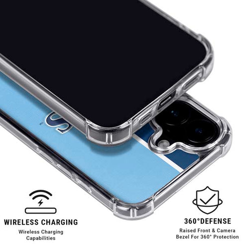 MLB Tampa Bay Rays Split iPhone 17 MagSafe Case
