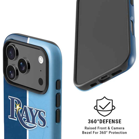 MLB Tampa Bay Rays Split iPhone 17 Pro Max Magsafe Impact Case