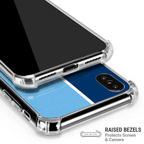 MLB Tampa Bay Rays Split iPhone X/XS Clear Case