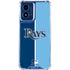 MLB Tampa Bay Rays Split Moto G Play 4G (2024) Clear Case