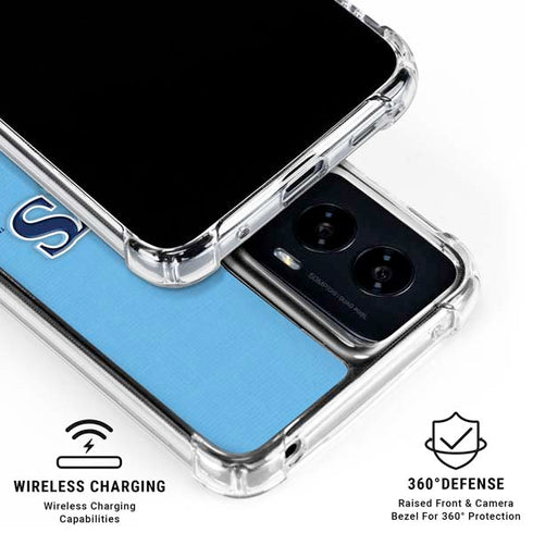 MLB Tampa Bay Rays Split Moto G Power 5G (2024) Clear Case