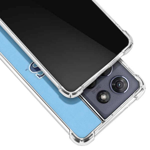 MLB Tampa Bay Rays Split Moto G Stylus 5G (2025) Clear Case