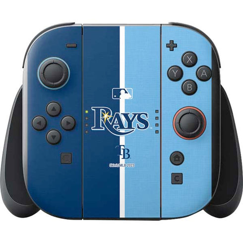MLB Tampa Bay Rays Split Nintendo Switch 2 (2025) with Joy-Con Skin