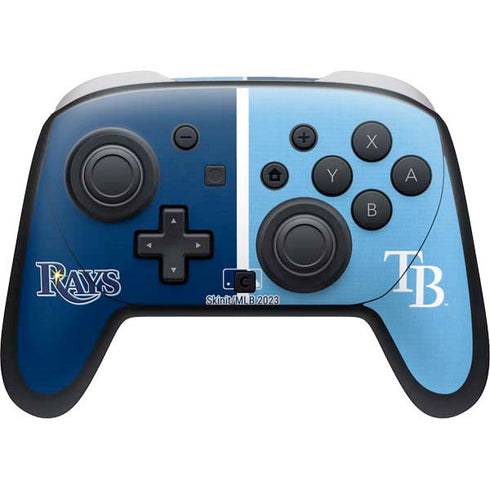 MLB Tampa Bay Rays Split Nintendo Switch 2 (2025) Pro Controller Skin