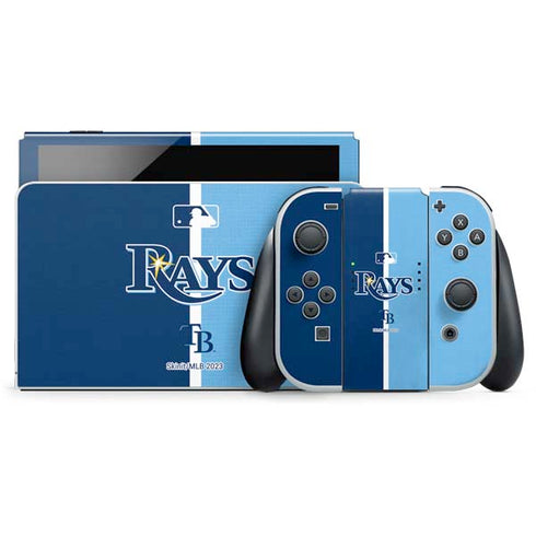 MLB Tampa Bay Rays Split Nintendo Skins
