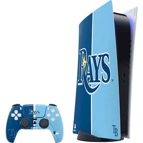 MLB Tampa Bay Rays Split PlayStation PS5 Skins