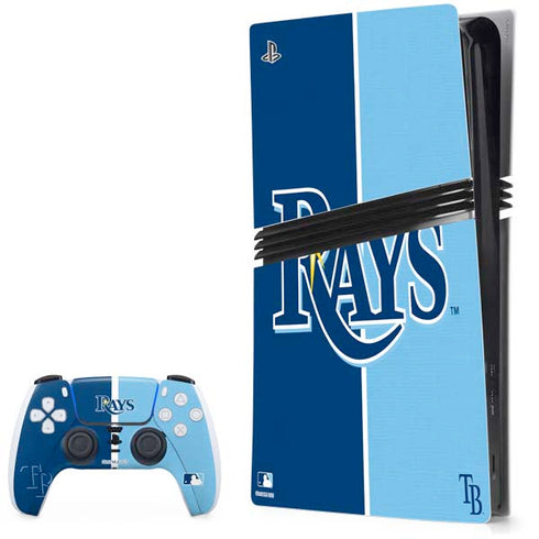 MLB Tampa Bay Rays Split PS5 Pro Bundle Skin