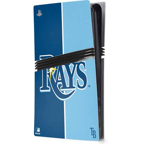 MLB Tampa Bay Rays Split PS5 Pro Console Skin