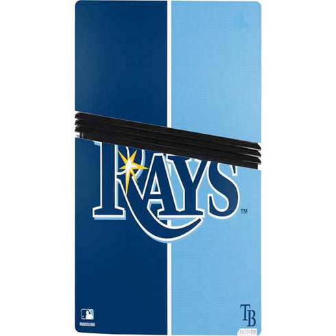MLB Tampa Bay Rays Split PS5 Pro Console Skin
