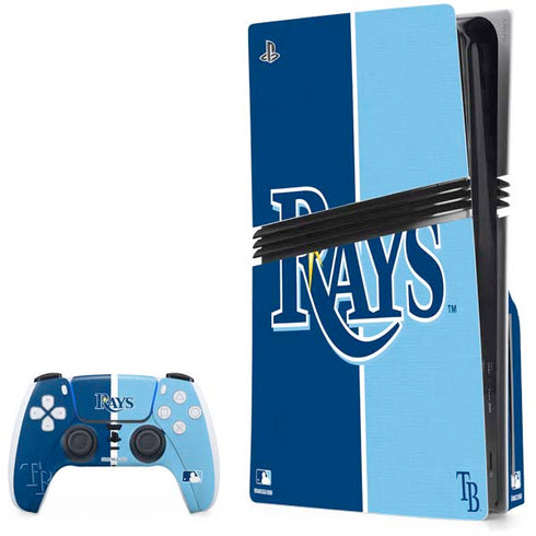MLB Tampa Bay Rays Split PlayStation PS5 Skins