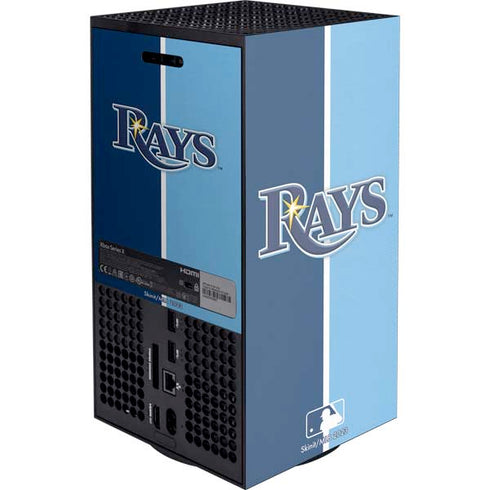 MLB Tampa Bay Rays Split XBox Series X Digital Edition Console Skin