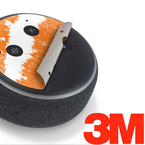 Tangerine Safari Animal Print Color Pop Amazon Echo Dot Skin