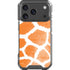 Tangerine Safari Animal Print Color Pop iPhone 18 Pro Clear Case