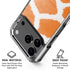 Tangerine Safari Animal Print Color Pop iPhone 18 Pro Clear Case