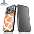Tangerine Safari Animal Print Color Pop iPhone 18 Pro Clear Case