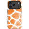 Tangerine Safari Animal Print Color Pop iPhone 18 Pro Impact Case