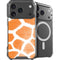 Tangerine Safari Animal Print Color Pop iPhone 18 Pro Max MagSafe Case