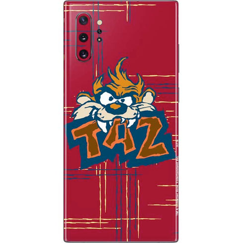 Looney Tunes Tasmanian Devil Bite Galaxy Note 10 Plus Skin
