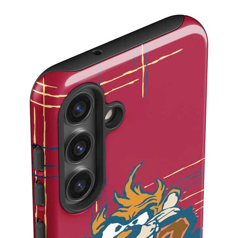 Looney Tunes Tasmanian Devil Bite Galaxy S25 Impact Case