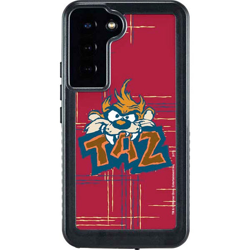 Looney Tunes Tasmanian Devil Bite Galaxy S24 Plus Waterproof Case
