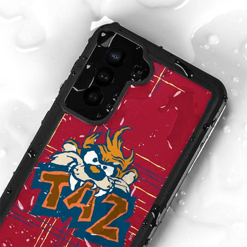 Looney Tunes Tasmanian Devil Bite Galaxy S24 Plus Waterproof Case