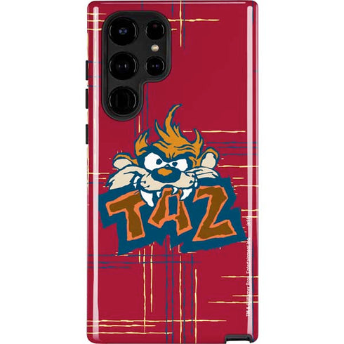 Looney Tunes Tasmanian Devil Bite Galaxy S25 Ultra Impact Case