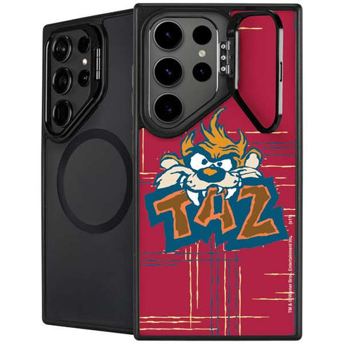 Looney Tunes Tasmanian Devil Bite Galaxy S25 Ultra Kickstand Case