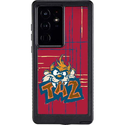 Looney Tunes Tasmanian Devil Bite Galaxy S24 Ultra Waterproof Case