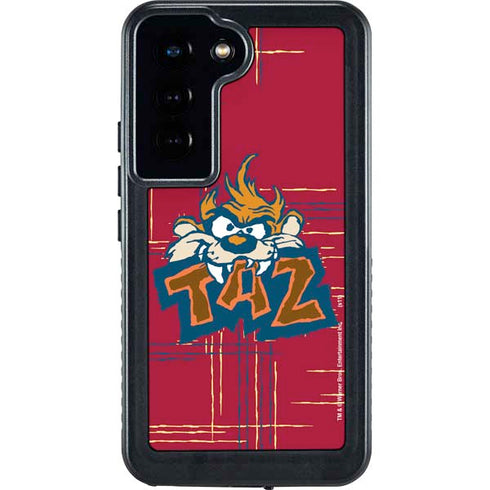 Looney Tunes Tasmanian Devil Bite Galaxy S24 Waterproof Case