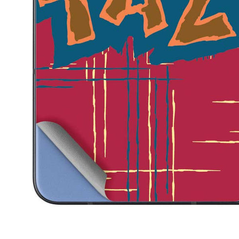 Looney Tunes Tasmanian Devil Bite Galaxy Z Fold5 5G Skin