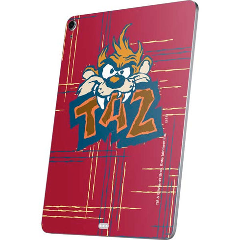 Looney Tunes Tasmanian Devil Bite Apple iPad Air Skin