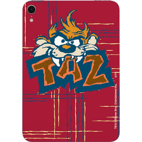 Looney Tunes Tasmanian Devil Bite Apple iPad Mini Skin