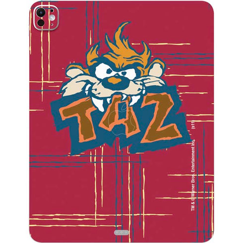 Looney Tunes Tasmanian Devil Bite iPad Pro 13in M4 (2024) Skin