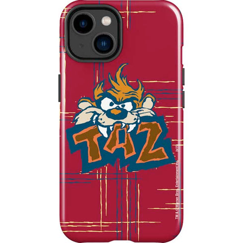 Looney Tunes Tasmanian Devil Bite iPhone 15 Impact Case