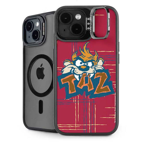Looney Tunes Tasmanian Devil Bite iPhone 15 Kickstand Case