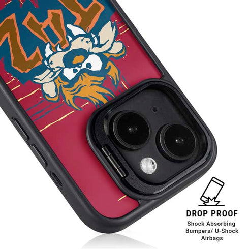 Looney Tunes Tasmanian Devil Bite iPhone 15 Kickstand Case