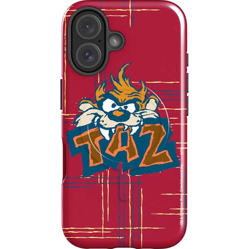 Looney Tunes Tasmanian Devil Bite iPhone 16 Magsafe Impact Case